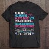 41St Wedding Anniversary 41 Years Marriage Couple Gift Tee