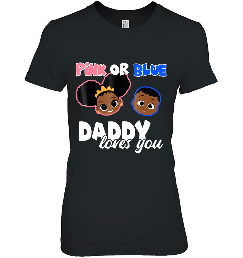 African American Baby Shower Gender Reveal Daddy Dad Shirt Hoodie