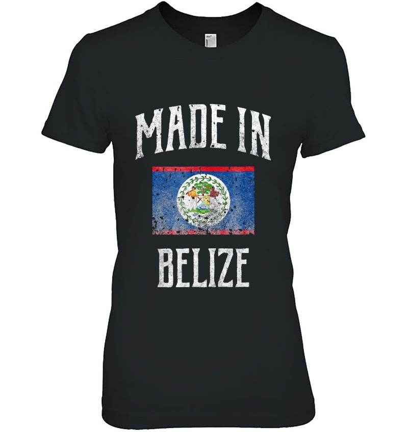 Belize Flag Made In Belize Ladies Tee