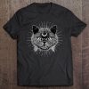 Black Moon Cat Head Gothic- Goth Fashion - Witchcraft Tee