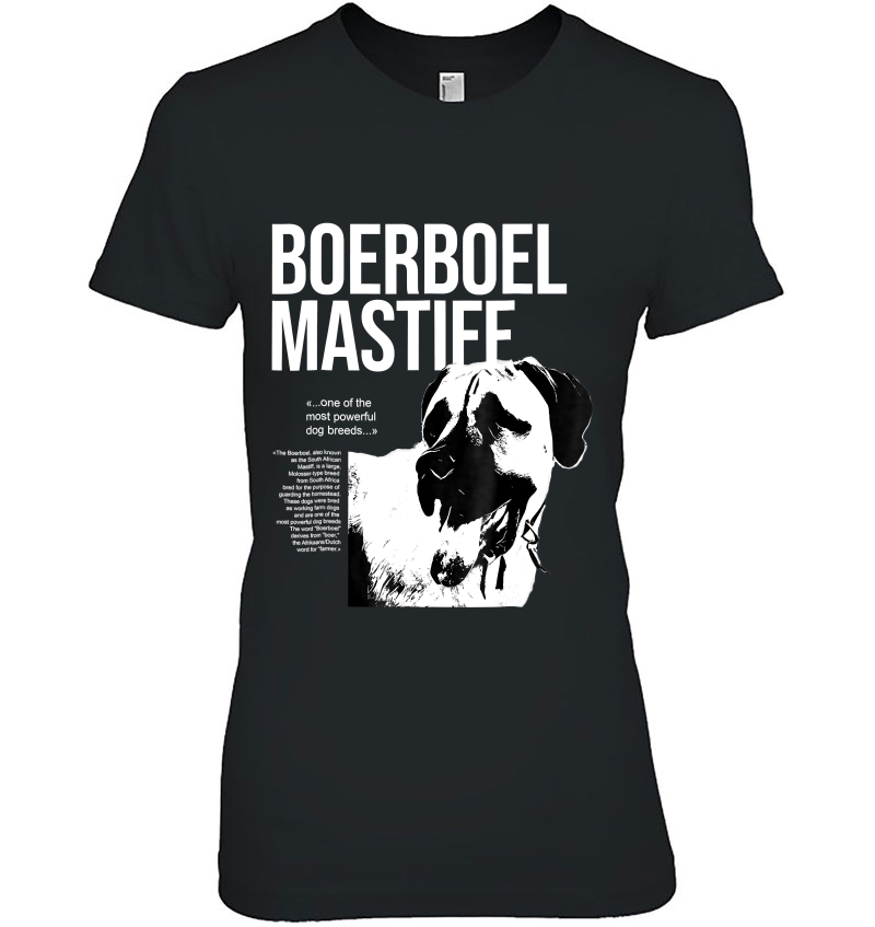 Boerboel Mastiff, Dog Tshirt Ladies Tee