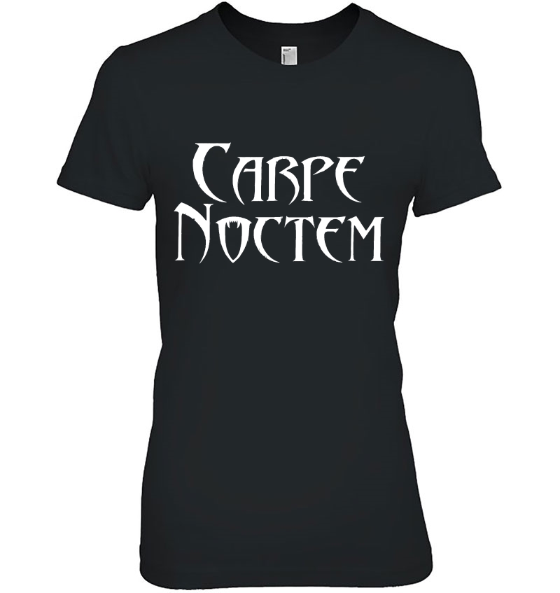 Carpe Noctem Seize The Night Vampire Fang Hoodie