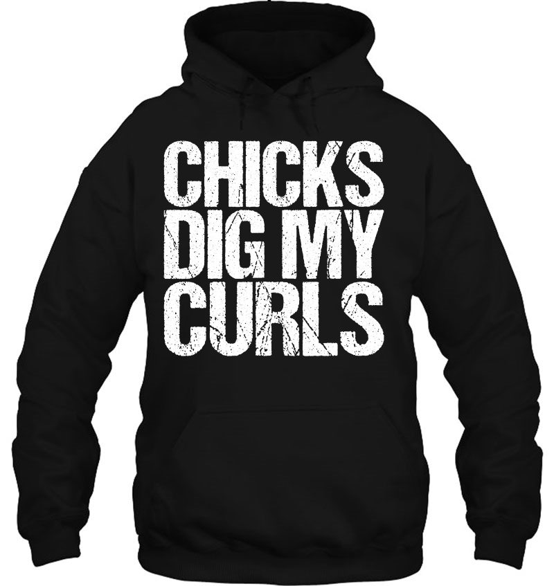 Chicks Dig My Curls Funny Saying Mugs