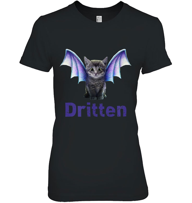 Cute Dragon Kitten Dritten Hoodie