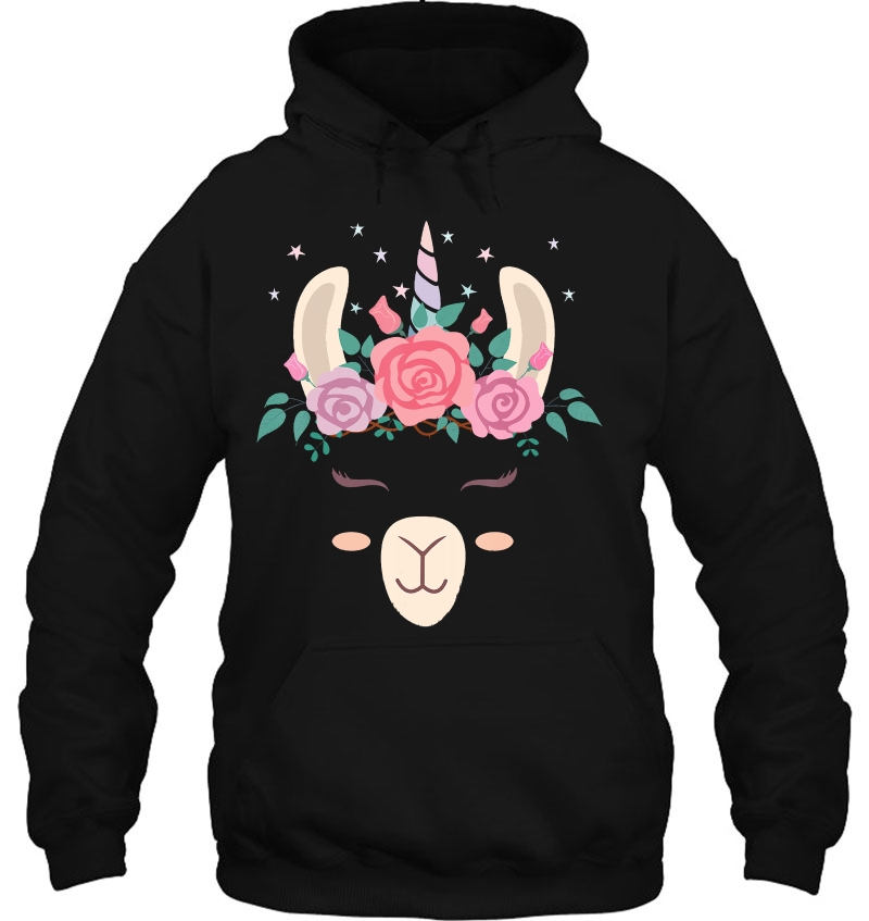 Cute Llamacorn Unicorn Gift For Magical Llama Creature Hoodie