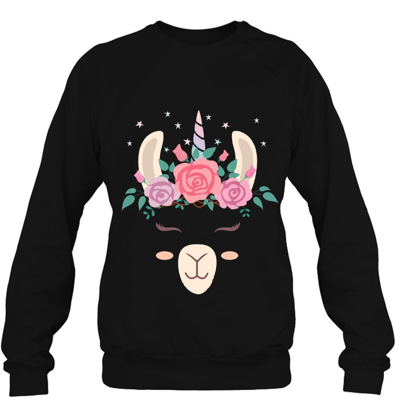 Cute Llamacorn Unicorn Gift For Magical Llama Creature Sweatshirt