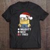 Despicable Me Minions Naughty Nice I Tried Checklist Raglan Baseball Tee