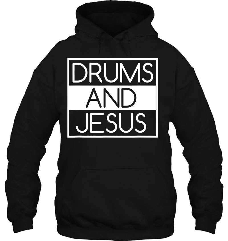 Drums And Jesus Shirt - Funny Musical Jesus Mugs