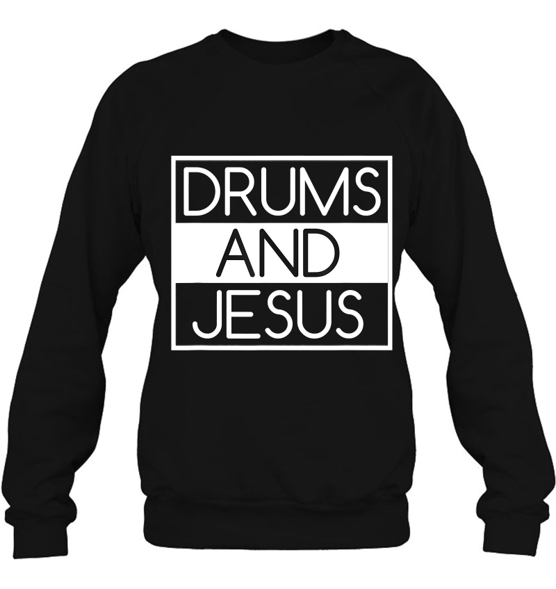 Drums And Jesus Shirt - Funny Musical Jesus Mugs