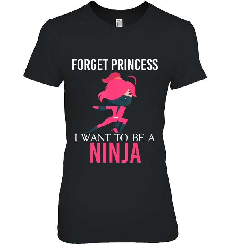 Forget Princess I Want To Be A Ninja Mma Jiu Jitsu Girl Hoodie