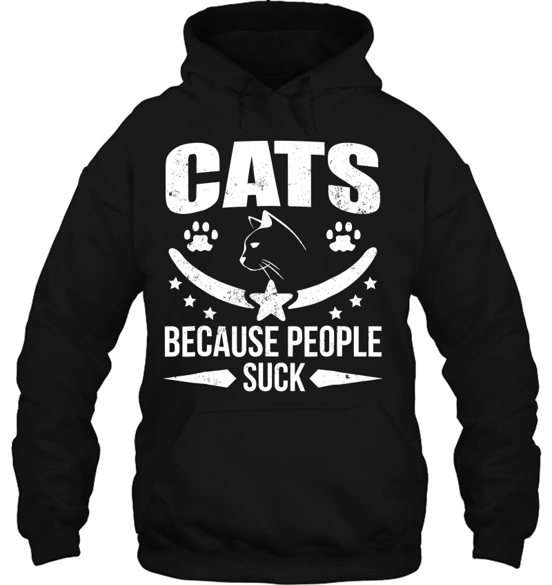 Cats Because People Suck Cat Owner Gag Mugs