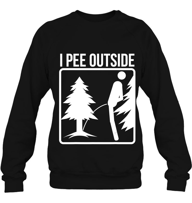 I Pee Outside Shirt Cute Take A Leak Out Gift Mugs