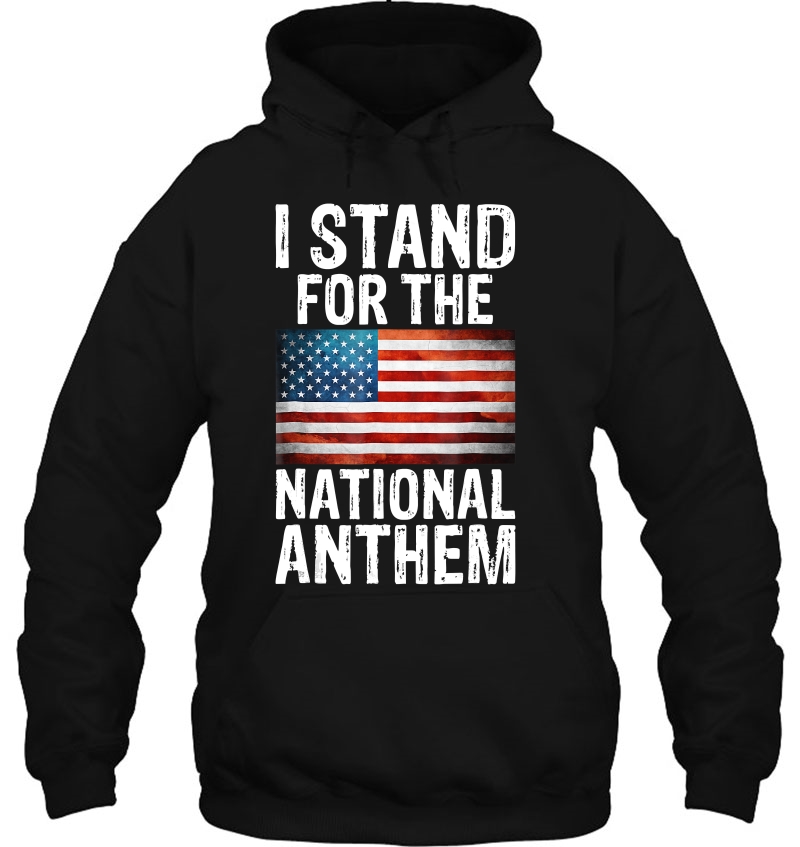 I Stand For The National Anthem Usa Flag Design Mugs