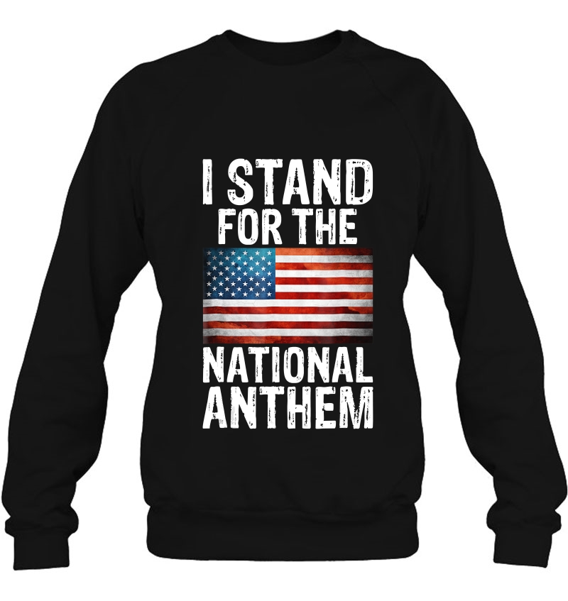 I Stand For The National Anthem Usa Flag Design Mugs