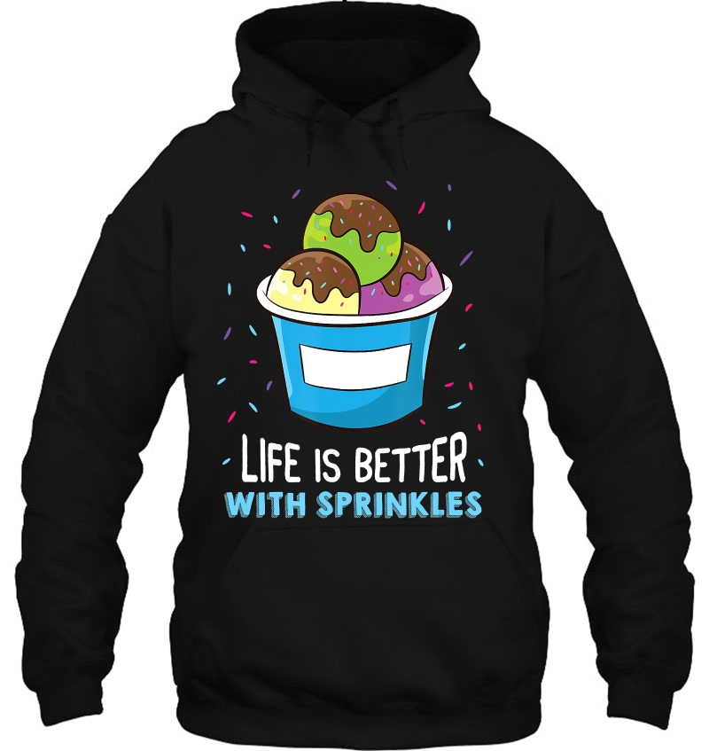 Ice Cream Life Is Better With Sprinkles Ice Cream Mugs