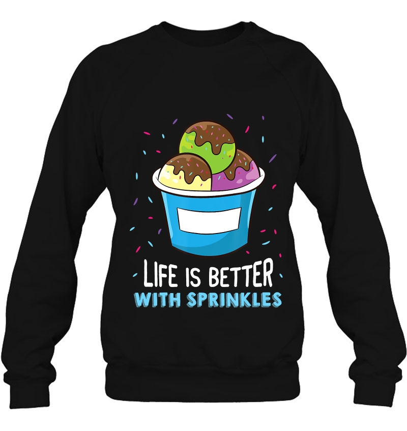 Ice Cream Life Is Better With Sprinkles Ice Cream Mugs