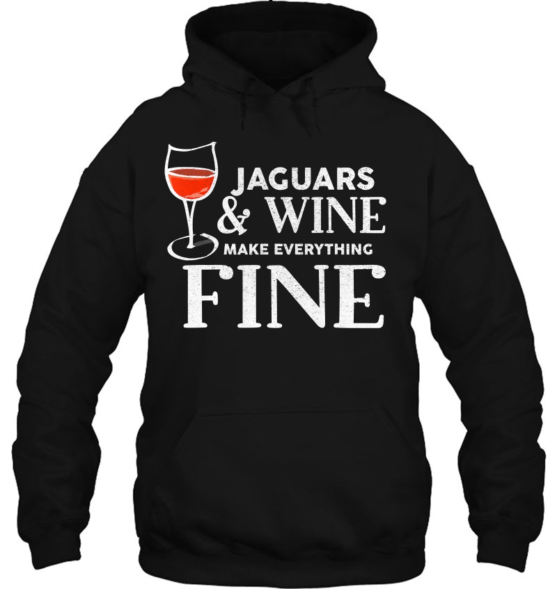 Jaguars And Wine Make Everything Fine Jaguar Mugs