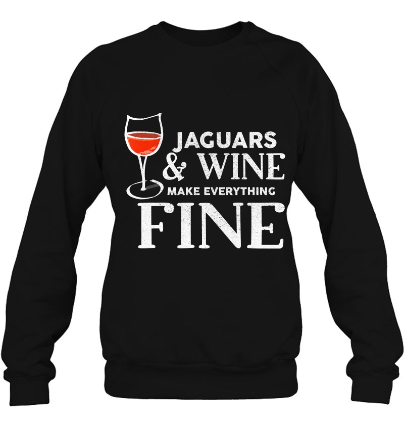 Jaguars And Wine Make Everything Fine Jaguar Mugs