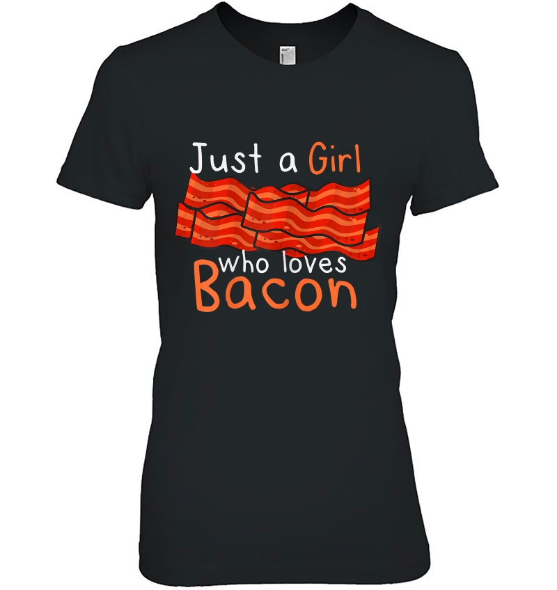 Just A Girl Who Loves Bacon Funny Keto Ketogenic Diet Foodie Hoodie