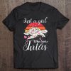 Just A Girl Who Loves Turtles Women & Girls Floral Tortoise Tee