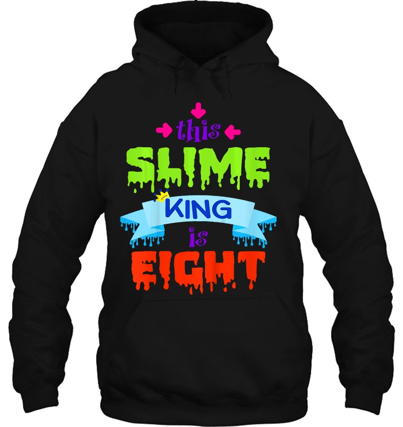 Kids 8Th Birthday Slime King Shirt 8 Year Old Boys Party Gift Mugs