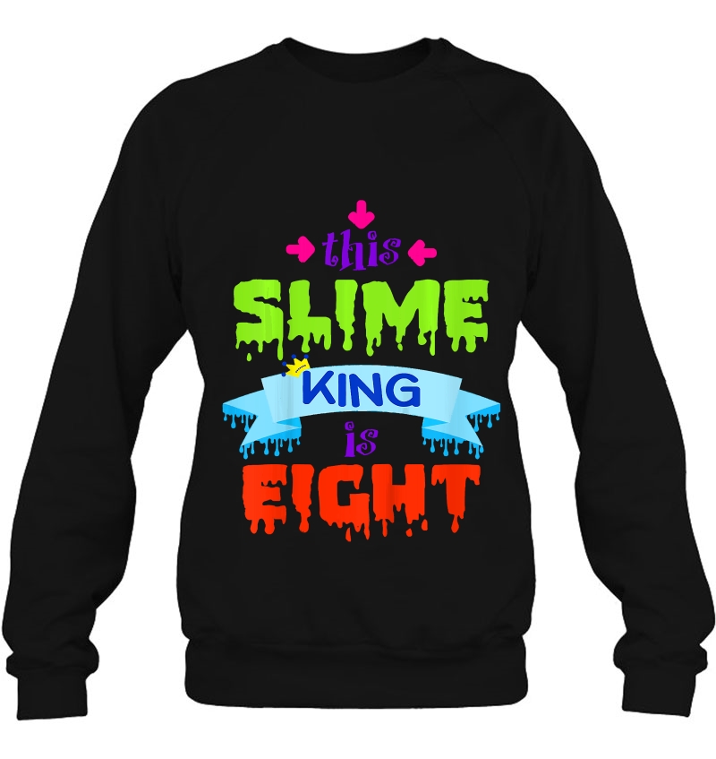 Kids 8Th Birthday Slime King Shirt 8 Year Old Boys Party Gift Mugs