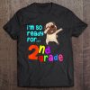 Kids Back To School Shirts 2Nd Grade Dabbing Pug Dog 1St Day Tee