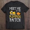 Kids Thanksgiving Shirt Kids Boys Meet Me At The Pumpkin Patch Tee