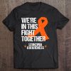 Leukemia Awareness Family Fight Orange Ribbon Gift Tee