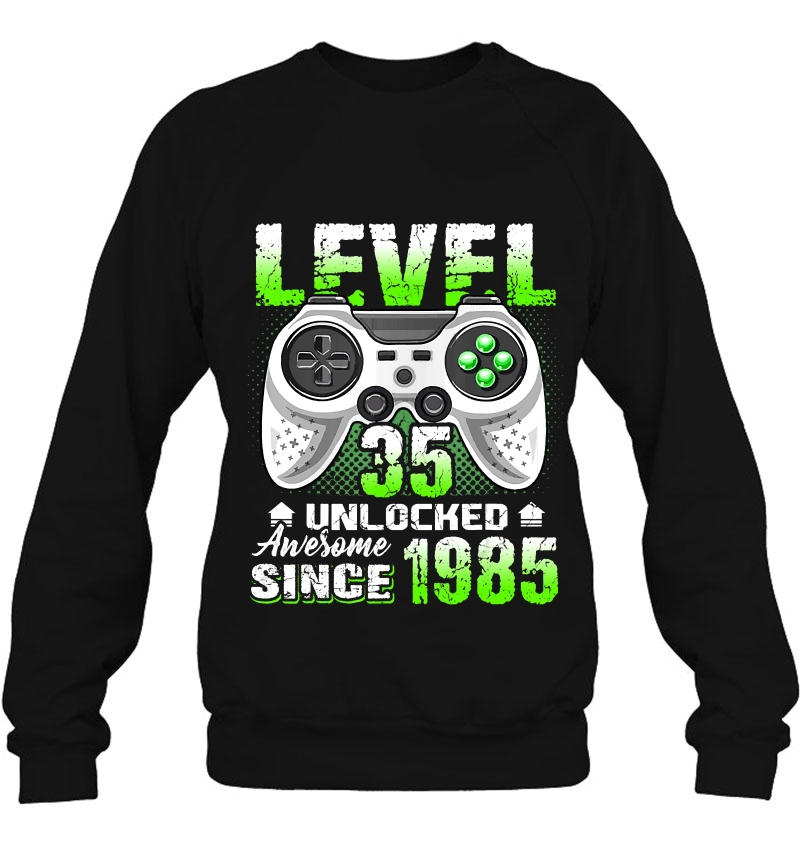 Level 35 Unlocked Awesome Since 1985 Video Game 35Th Bday Mugs