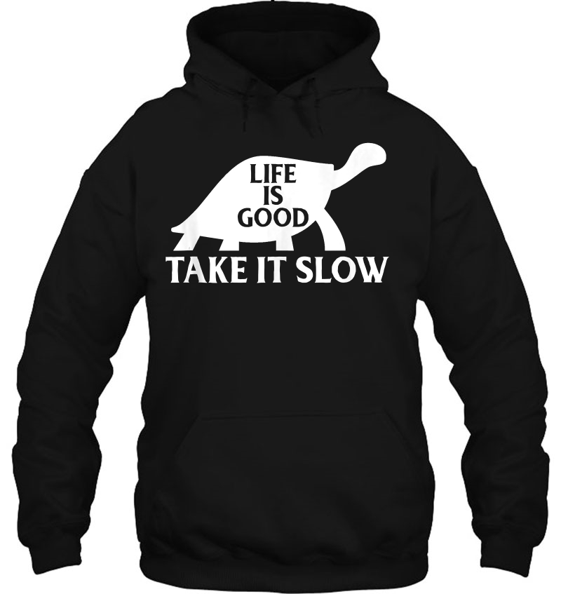 Life Is Good Take It Slow Men Women Funny Turtle Tank Top Mugs