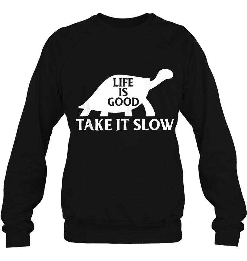 Life Is Good Take It Slow Men Women Funny Turtle Tank Top Mugs