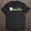 Linux Mint Lover Tagline With Logo Open Source Os Tee