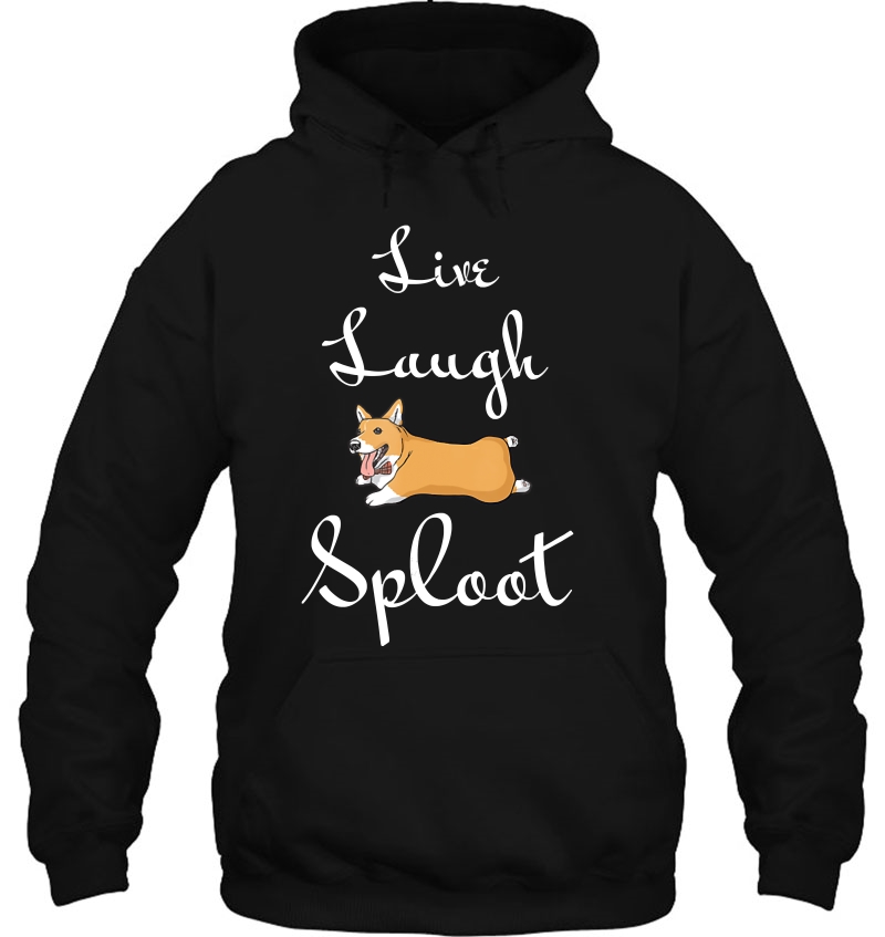 Live Laugh Sploot Corgi Mugs