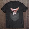 Pocket Fennec Fox Puppy In Red Retro Sunglass Tee