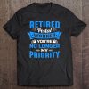 Retired Post Office Postal Worker Retirement Postman Gift Tee