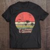 Retro Sunset Beach Distressed California Dreaming Premium Tee