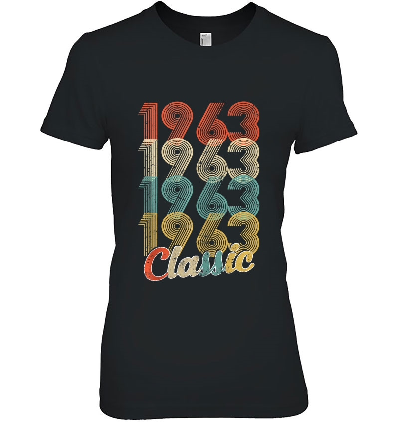 Retro Vintage 1963 Classic 57 Yrs Old 57Th Bday Men Women Tank Top Ladies Tee