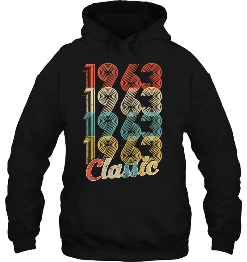 Retro Vintage 1963 Classic 57 Yrs Old 57Th Bday Men Women Tank Top Hoodie