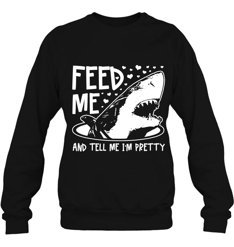 Shark Feed Me & Tell Me I'm Pretty Funny Great White Shark Mugs