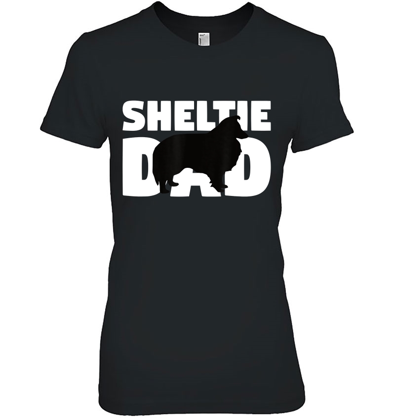 Sheltie Gift For Dog Father 'Sheltie Dad' Funny Sheltie Hoodie