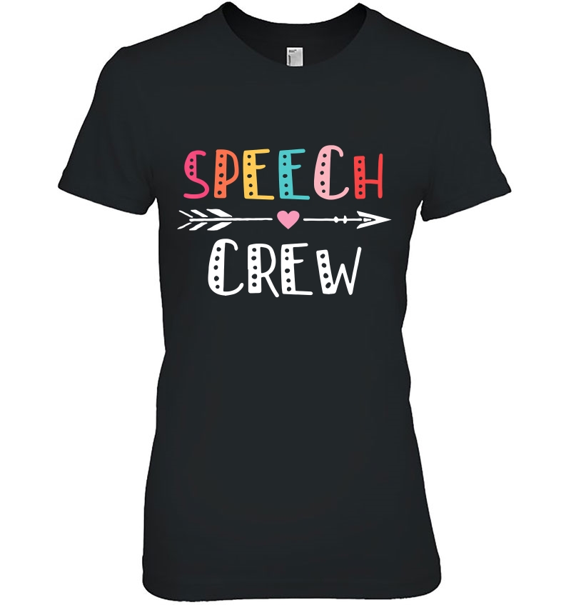 Speech Crew Cute Speech Therapy Gift Hoodie