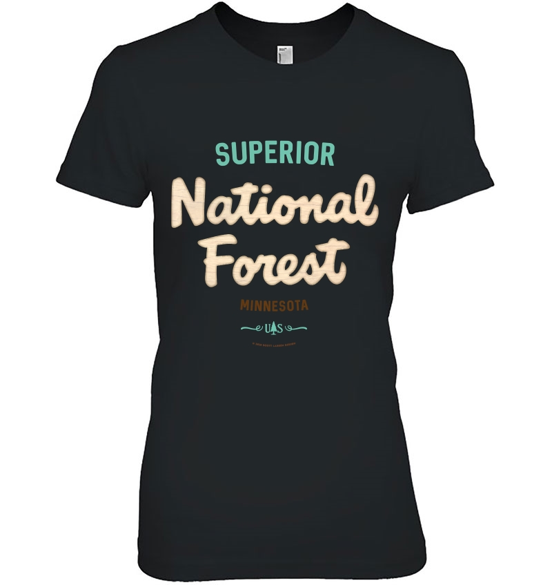 Superior National Forest Minnesota Usfs Script Logo Pullover Hoodie