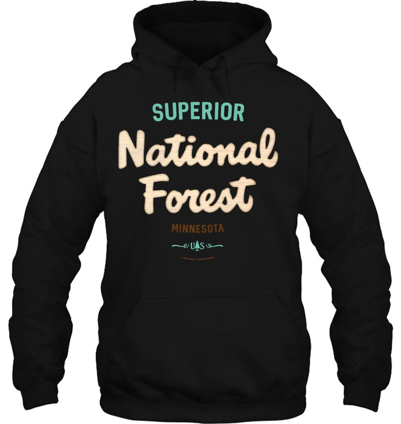 Superior National Forest Minnesota Usfs Script Logo Pullover Mugs