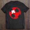 Switzerland Soccer Ball Flag Jersey Shirt - Swiss Football Tee