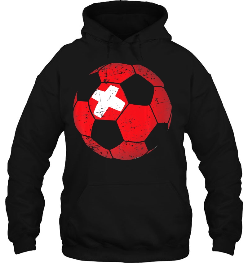 Switzerland Soccer Ball Flag Jersey Shirt - Swiss Football Mugs