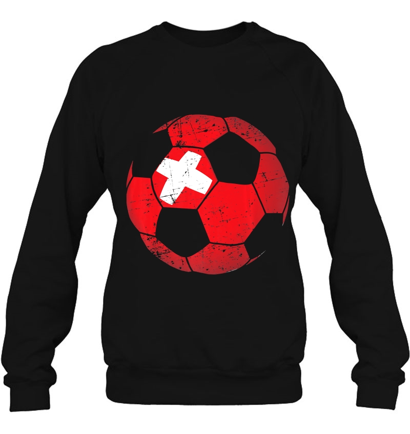 Switzerland Soccer Ball Flag Jersey Shirt - Swiss Football Mugs