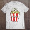 Funny Girl Shirt What's Poppin Popcorn Graphic Tee