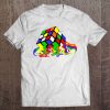 Funny Sheldon Nerdy Melting Puzzle Cube Gift Tee