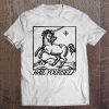 Hail Yourself (Esoteric Woodcut Unicorn Shirt) Tee